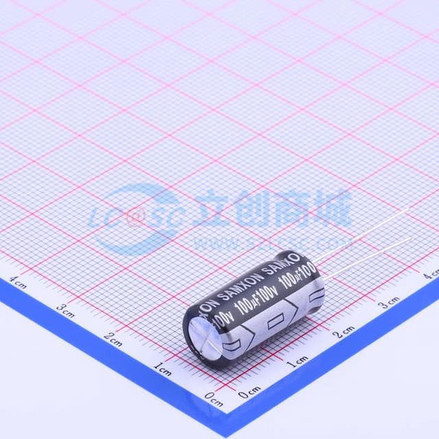 100uF ±20% 100V 【引线】实物图