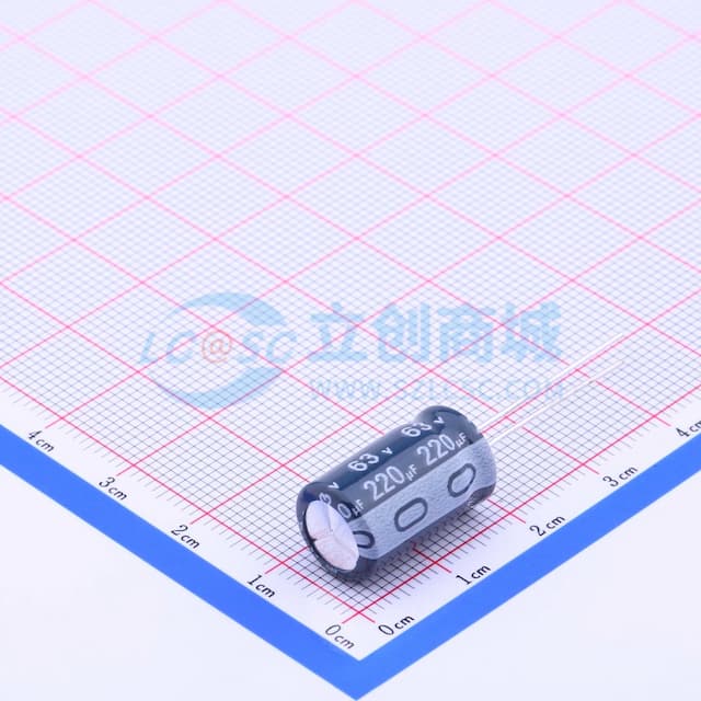 220uF ±20% 63V实物图