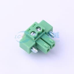 3.81mm 1x2P 排数:1 每排P数:2 螺丝固定缩略图