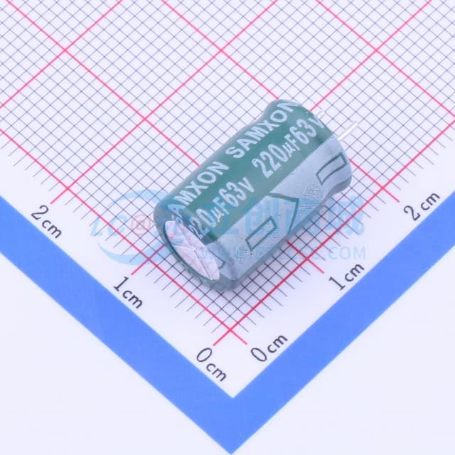 220uF ±20% 63V 【引线】实物图