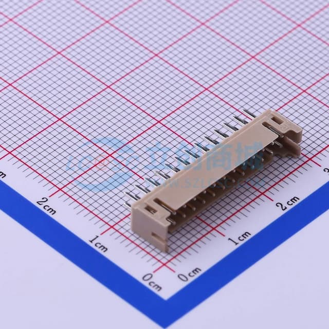 2x13P 间距:2mm 直插【插件】实物图