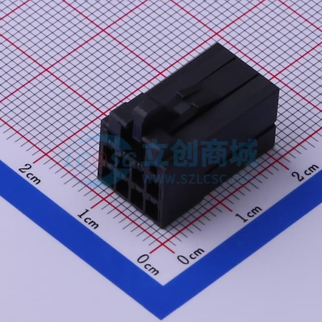 2.5mm 2x4P实物图