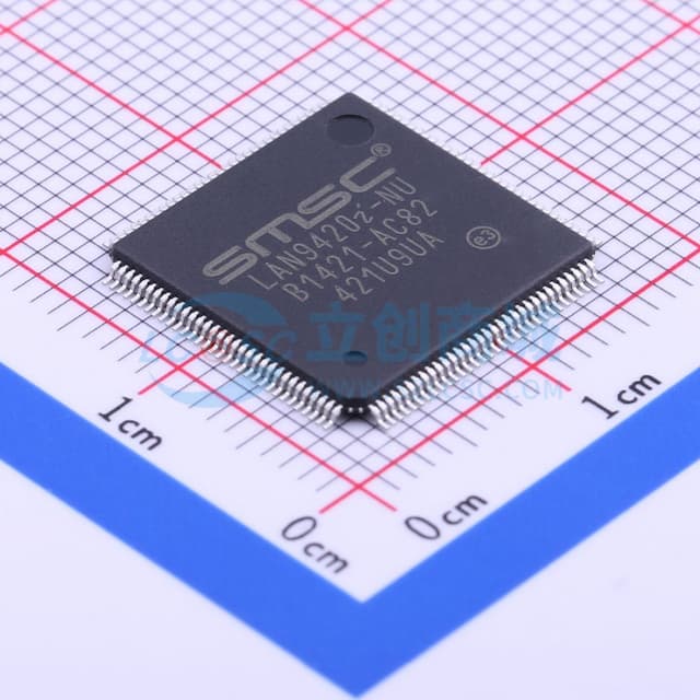单芯片以太网控制器，支持HP Auto-MDIX和PCI接口实物图