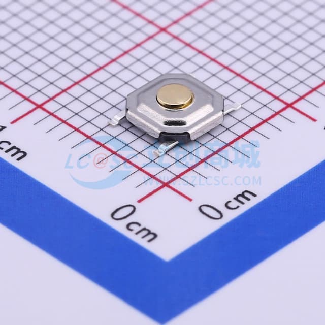 5.2*5.2*1.5mm 立贴 轻触开关实物图