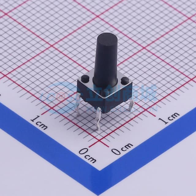 6*6*11.5mm 直插 轻触开关 【轻触】实物图