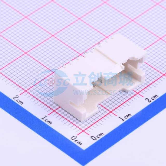 2x7P 间距:2.5mm 直插 系列:XAD 【插件】实物图