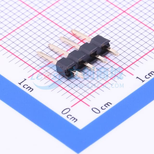 1x4P 间距:2.54mm 方针 直插 【排针】实物图