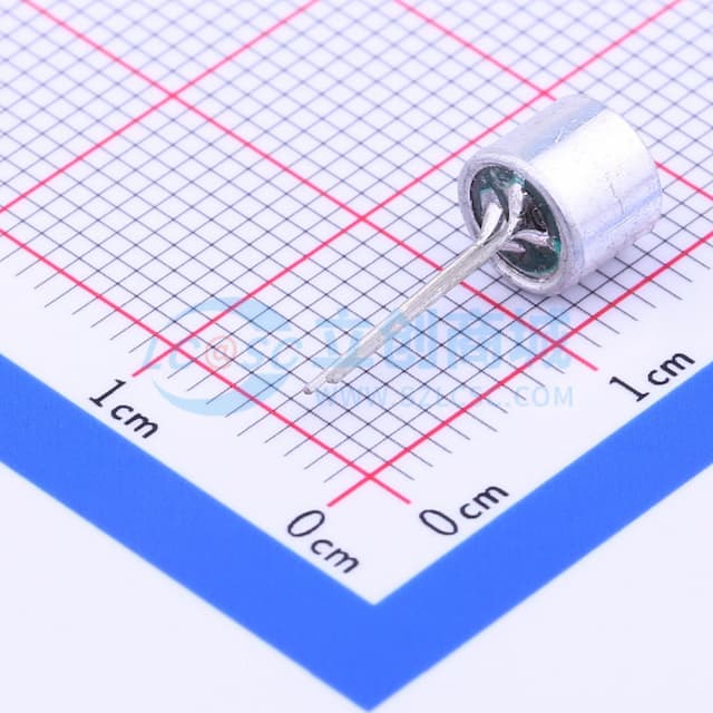 全指向φ6.0*5.0mm 1.5V-10V 灵敏度-30db 低阻抗 针脚 【咪头】实物图