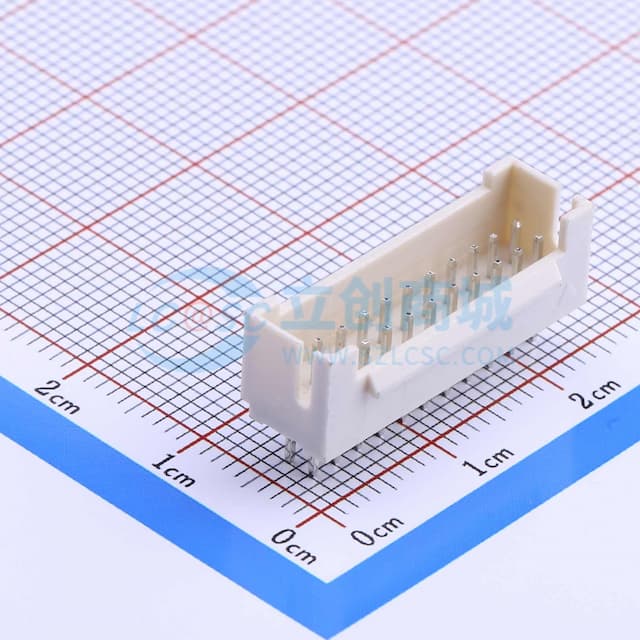 2x11P 间距:2mm 直插 系列:PHB 【插件】实物图