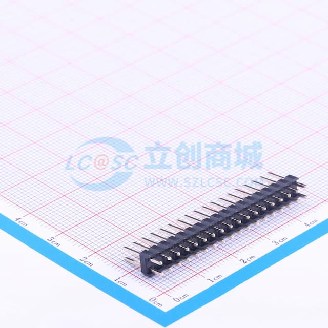 2x18P 间距:2.54mm 方针 直插 【排针】实物图