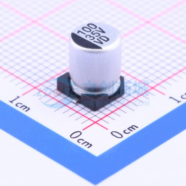 100uF ±20% 35V实物图