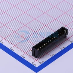 黑色 1x14P 间距:2mm 弯插【插件】缩略图