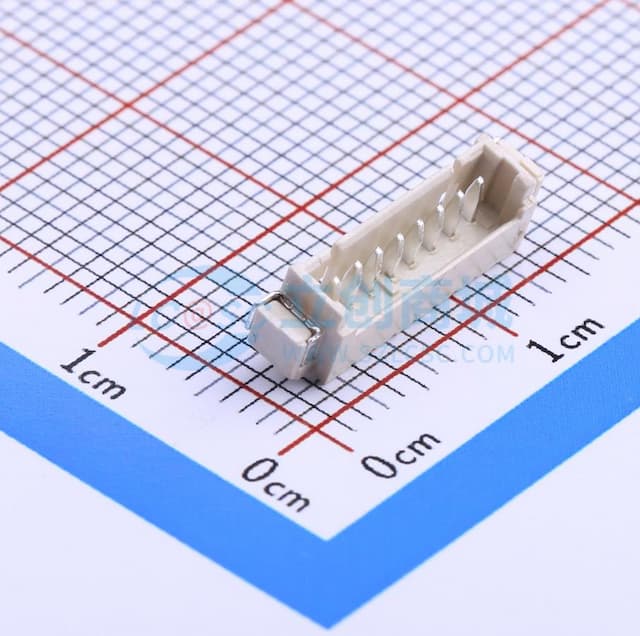 1x8P 间距:1.25mm 卧贴 系列:PicoBlade(MX 1.25)实物图