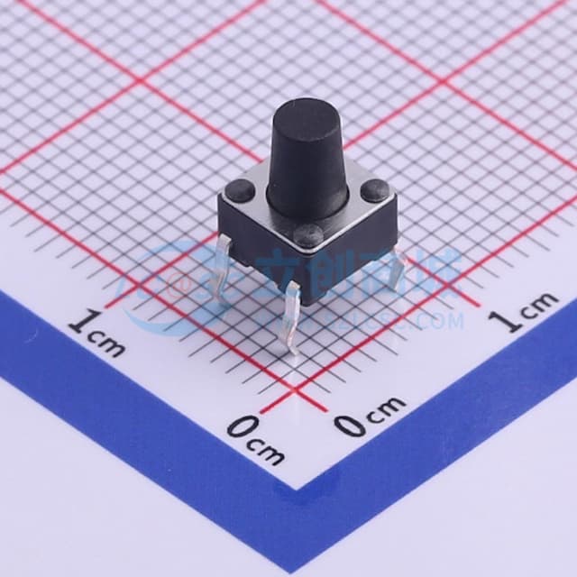 6*6*8mm 直插 轻触开关 【轻触】实物图