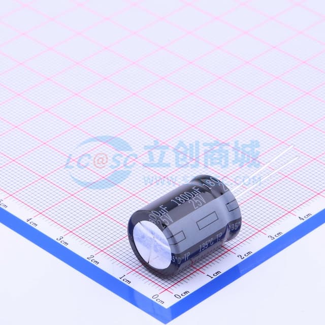 1800uF ±20% 25V 【插件】实物图