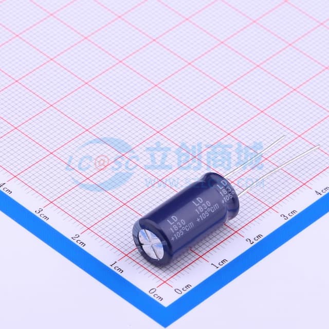 1500uF ±20% 16V 【引线】实物图
