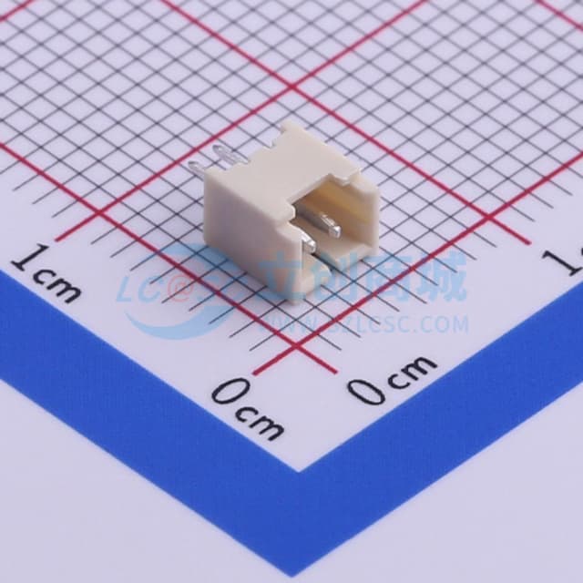 板装插座 1.25mm 插件 180° 2位 (46) 【插件】实物图