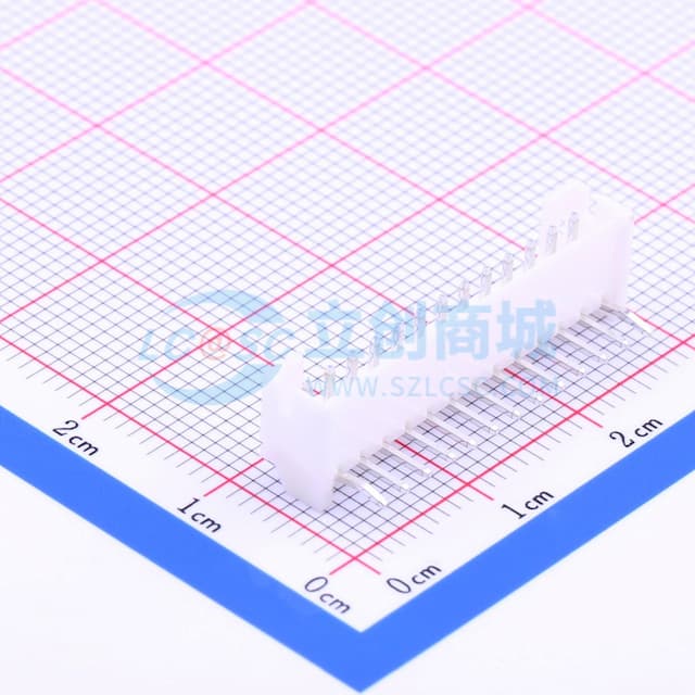 1x13P 间距:2mm 弯插 系列:PH【插件】实物图