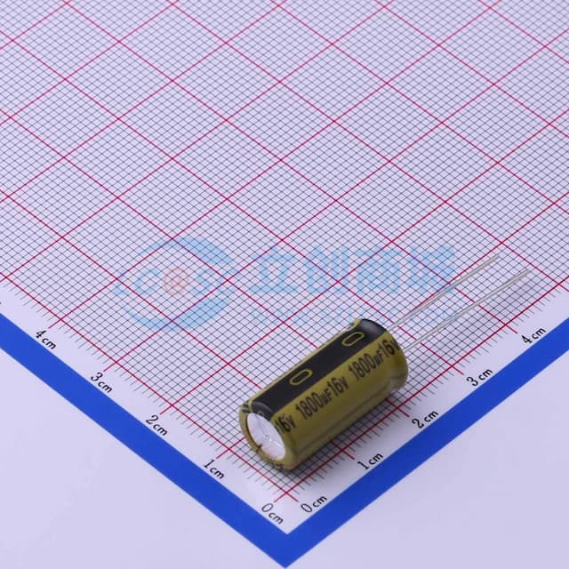 1800uF ±20% 16V 【引线】实物图