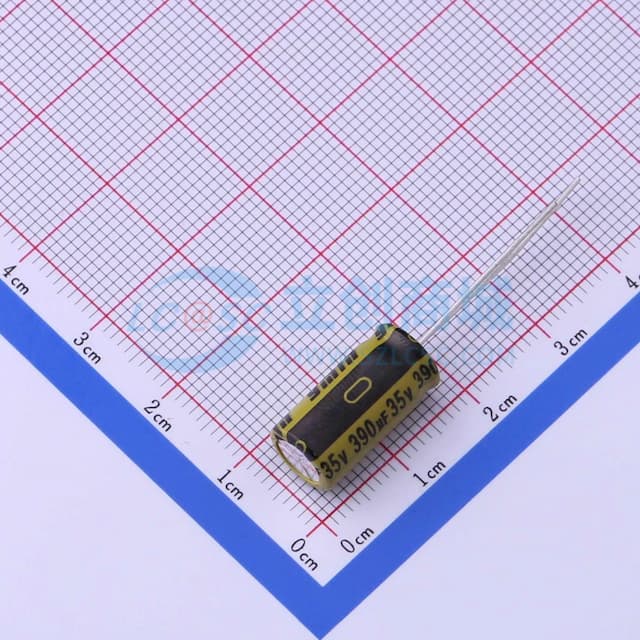390uF ±20% 35V 【插件】实物图
