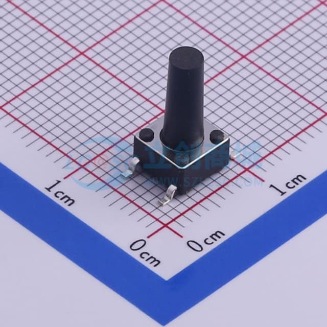 6*6*12.5mm 立贴 轻触开关实物图