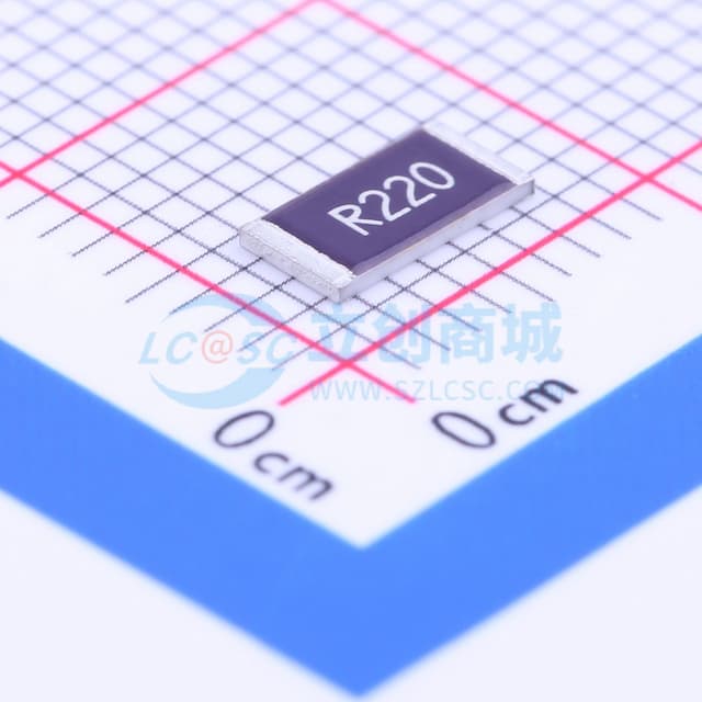 厚膜电阻 220mΩ ±1% 1W实物图