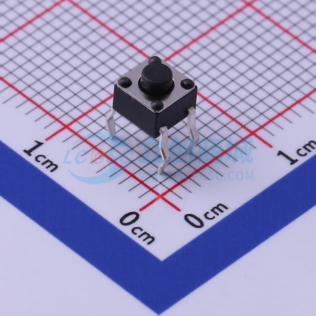 4.5*4.5*3.8mm 直插 轻触开关 【轻触】实物图