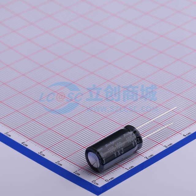 100uF ±20% 100V 【引线】实物图