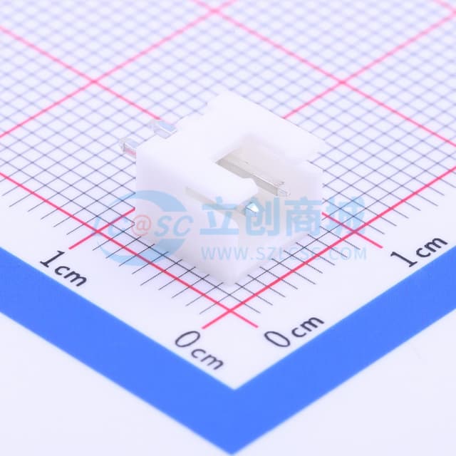 系列:XH 间距:2.5mm 1x2P【插件】实物图