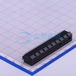 黑色 PCIE 边缘卡连接器 PCI-E 卡边缘连接器 SMT TYPE缩略图