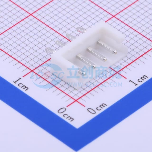 1x4P 间距:2.5mm 直插 系列:EH 【插件】实物图