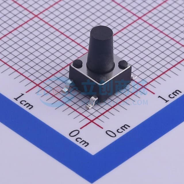 6*6*9mm 立贴 轻触开关实物图