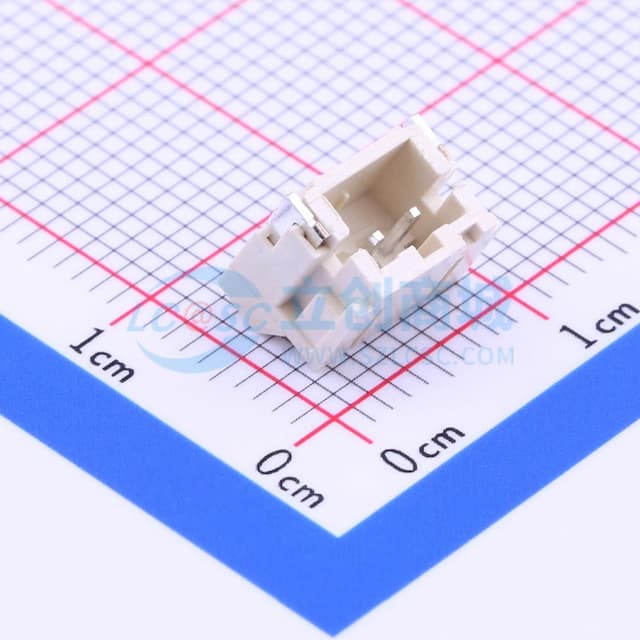 1x2P 间距:2mm 卧贴 系列:PH实物图