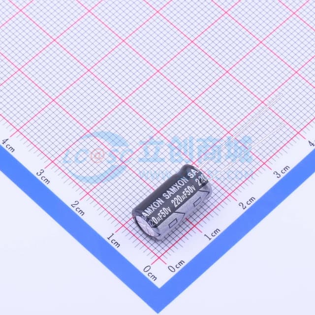 220uF ±20% 50V 【插件】实物图