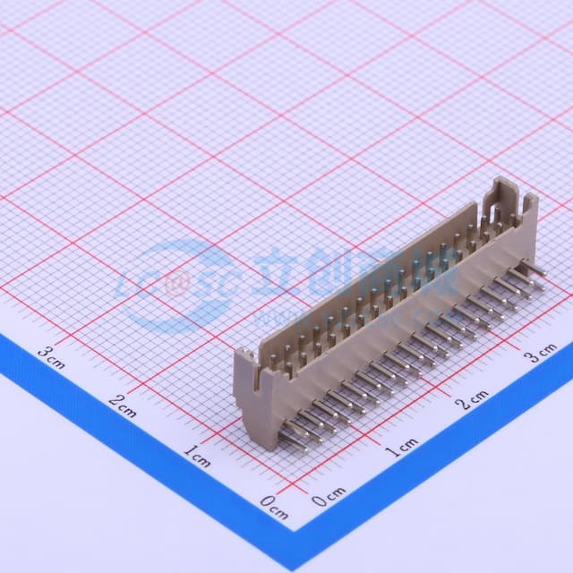 2x18P 间距:2mm 弯插 系列:PH【插件】实物图