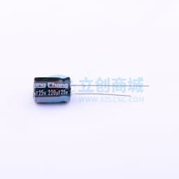 220uF ±20% 25V 【插件】缩略图