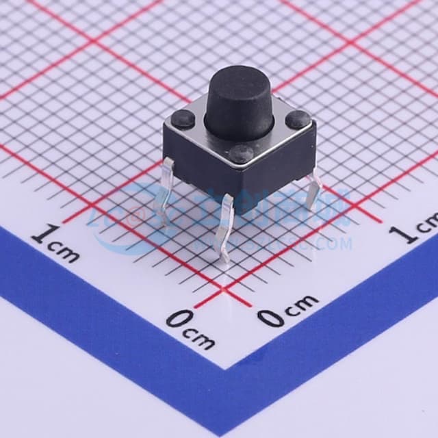 6*6*6mm 直插 轻触开关 【轻触】实物图