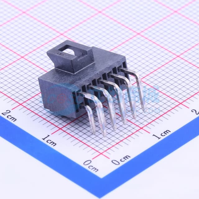 2x5P 间距:2.5mm 弯插 【插件】实物图