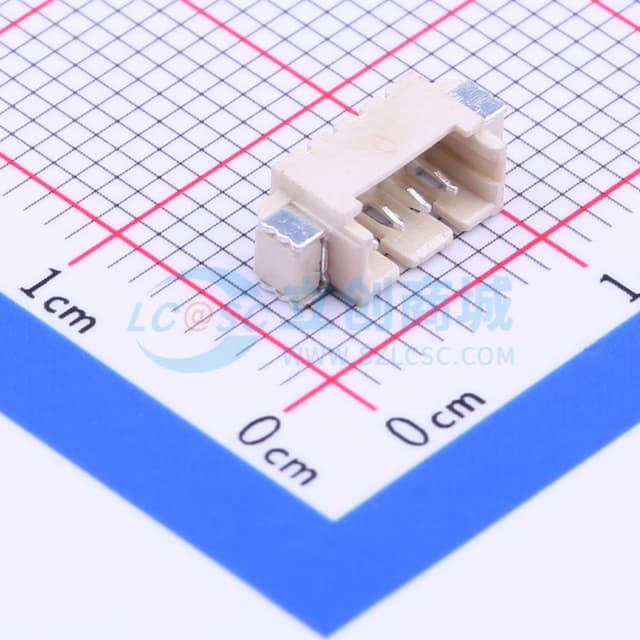 间距:1.25mm 1x4P实物图