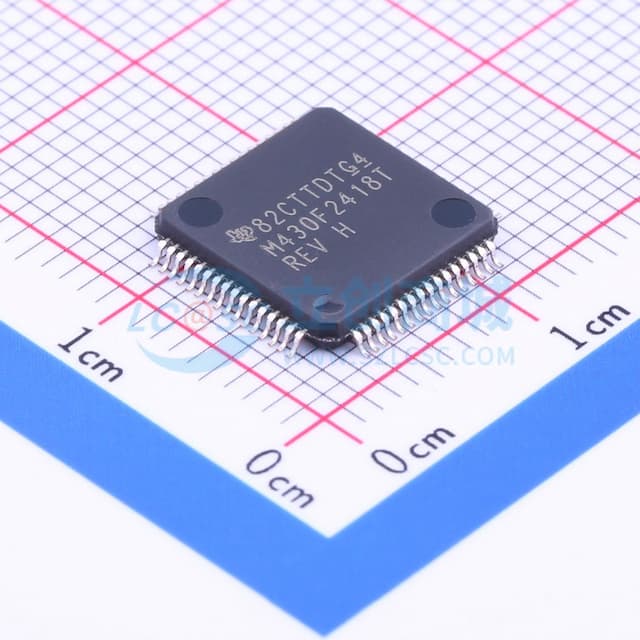 具有 116KB 闪存、8KB SRAM、12 位 ADC、比较器、I2C/SPI/UART 和硬件乘法器的 16MHz MCU实物图