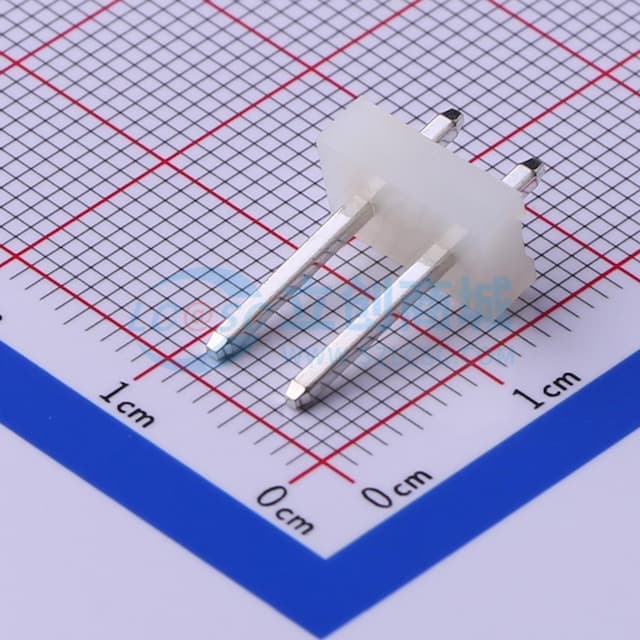 1x2P 间距:5.08mm 直插【插件】实物图