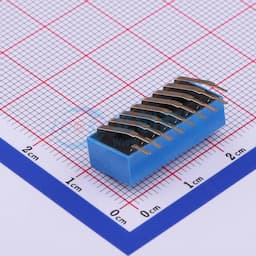 间距2.54mm 平拨,凸起式 8位拨码开关 【拨码】缩略图