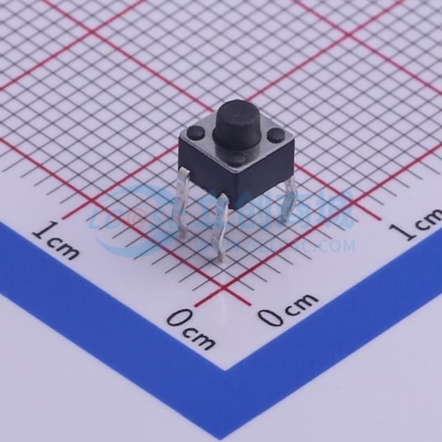 4.5*4.5*4.3mm 直插 轻触开关 【轻触】实物图