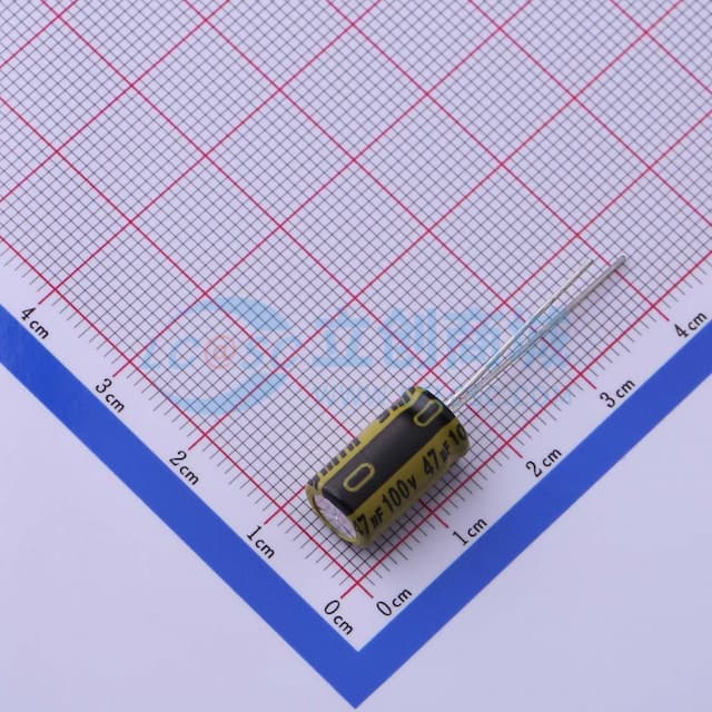 47uF ±20% 100V 【插件】实物图