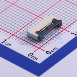 间距:0.5mm P数:10P 翻盖式 下接缩略图