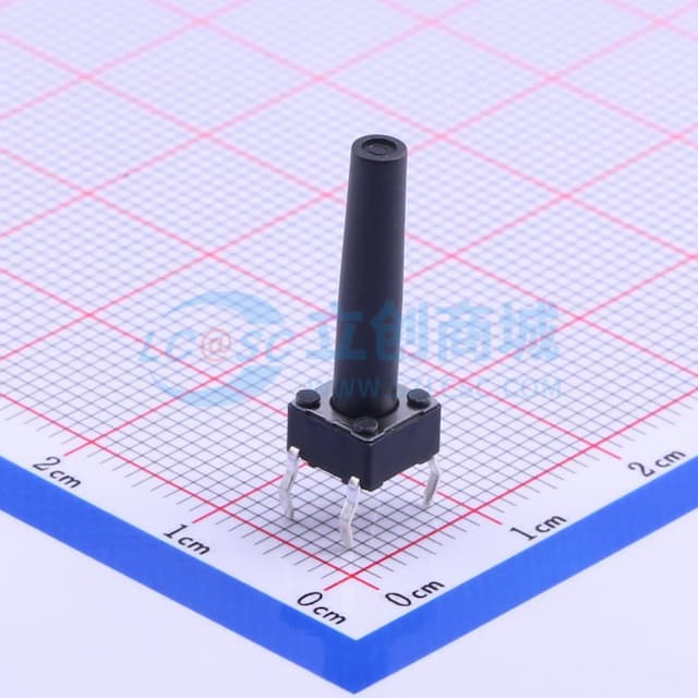 6.2mm*6.2mm*19.5mm 12V 50mA【轻触】实物图