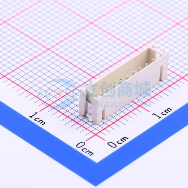 米色 1x9P 间距:1.5mm 立贴 系列:ZH实物图