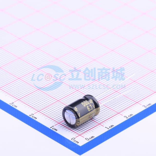 560uF ±20% 6.3V 【插件】实物图