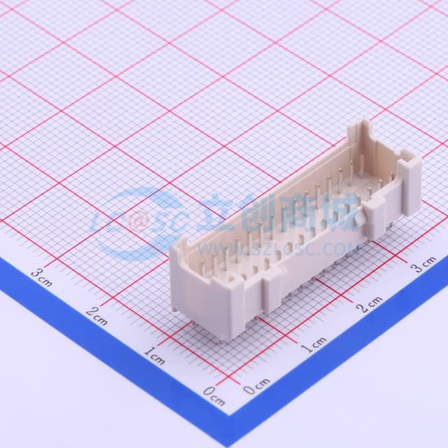 2x16P 间距:2mm 【插件】实物图