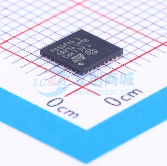 主流ARM Cortex-M0基本型系列MCU，具有16 KB Flash、48 MHz CPU、运动控制和CEC功能实物图